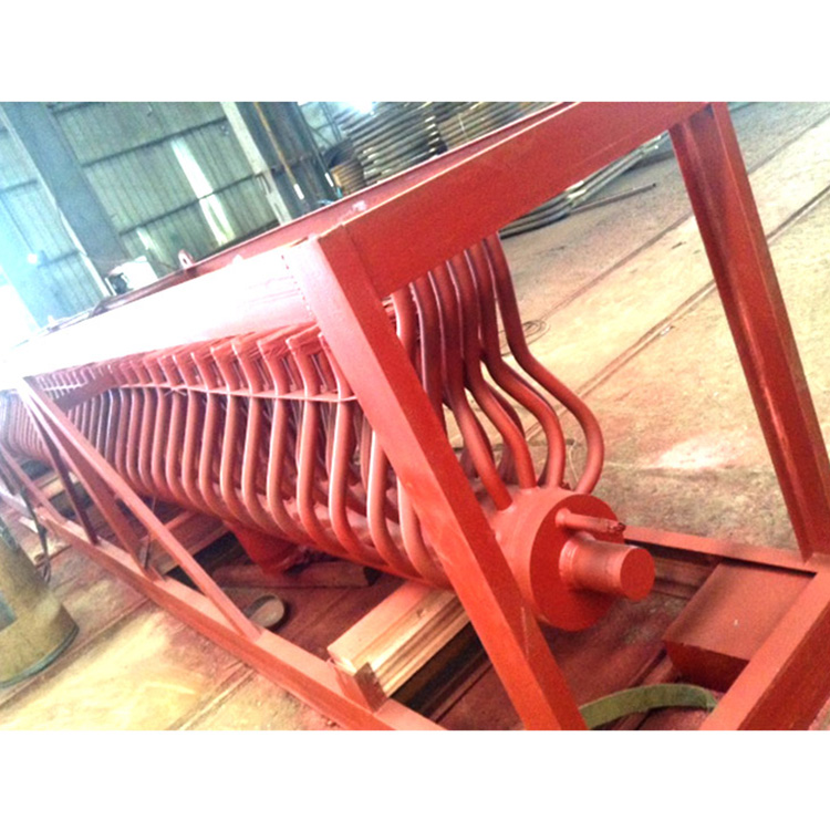 Customized manifold header heat exchanger of steam boiler